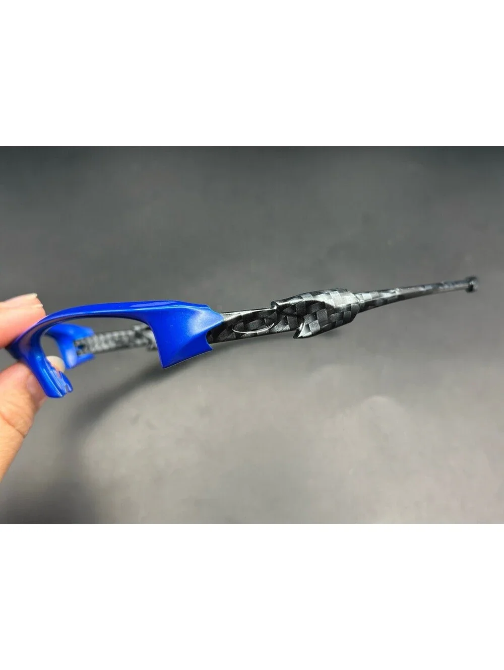 Oakley Flak Jacket Team Blue/Carbon Fiber Frame